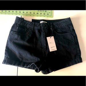 Forever 21 Ultra Vintage Shorts Denim Collection Black Jeans 30 NWT New